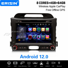 8" IPS Octa-Core Android 12 Car Stereo For Kia Sportage 3 SL DAB+ Satnav CarPlay Android Auto DVB-T DSP WiFi 4GB+64GB