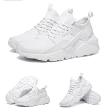 (White, EU45=US10=UK9) MENS WOMENS RUNNING TRAINERS GYM SPORTS SNEAKERS