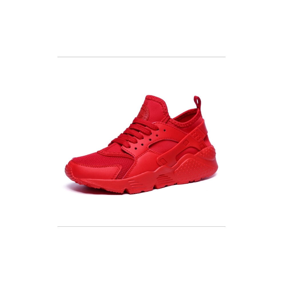(, Eu41=Us8=Uk7) Mens Womens Running Trainers Gym Sports Sneakers Red