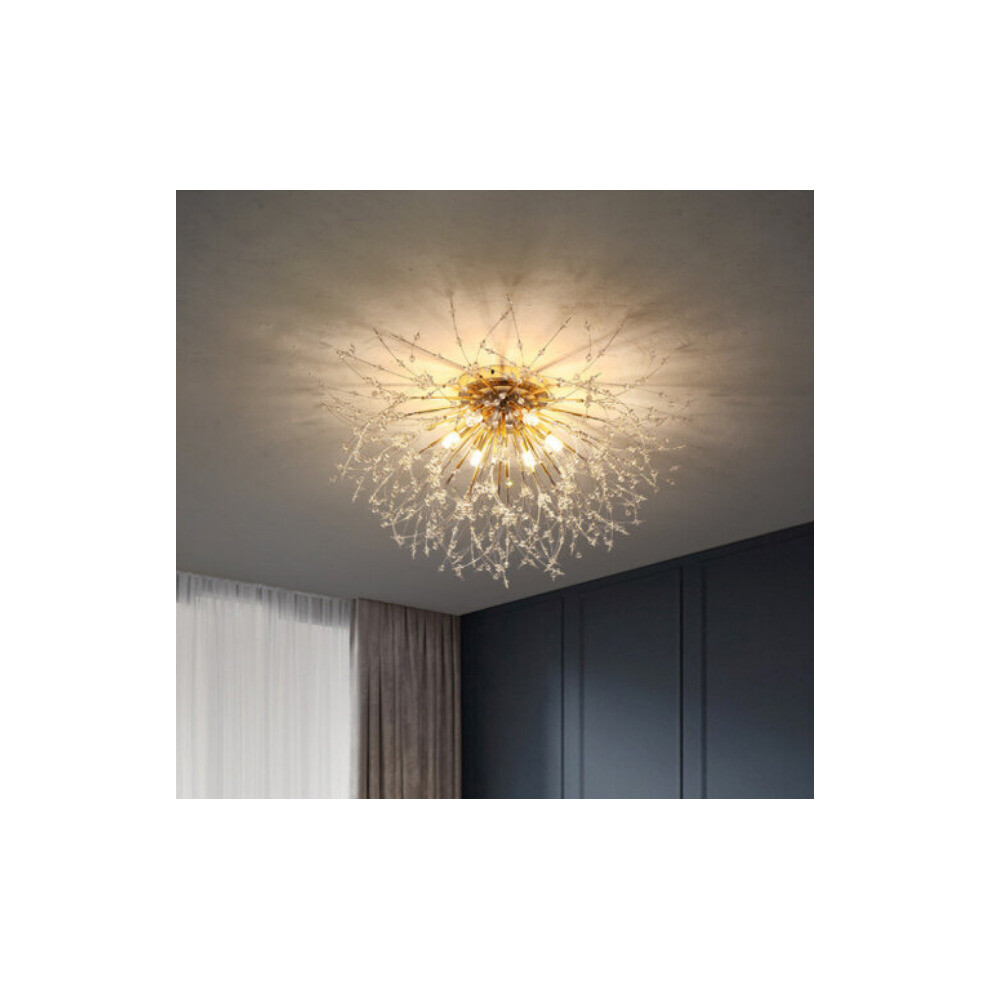 Skesrjtop () New Sputnik Flush Mount Ceiling Gold/Light