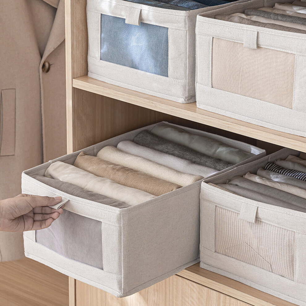 Foldable Fabric Clothes Jeans Storage Organizer