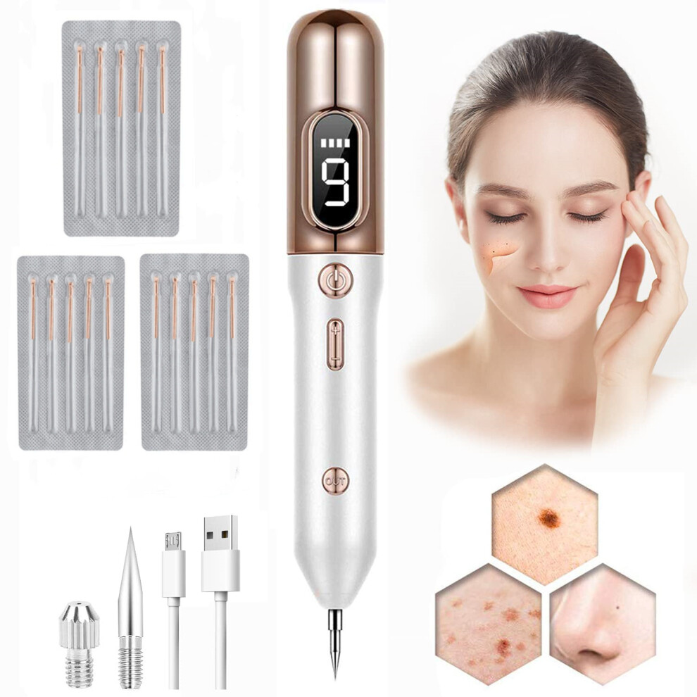 Irich Gold Lcd Laser Plasma Pen Remover Skin Wart Tag Tattoo Mole Removal