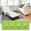 Costway Folding Single Sofa Bed with Mattress Adjustable Portable Sleeper Bed W/ Wheels 7