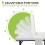 Costway Folding Single Sofa Bed with Mattress Adjustable Portable Sleeper Bed W/ Wheels 5