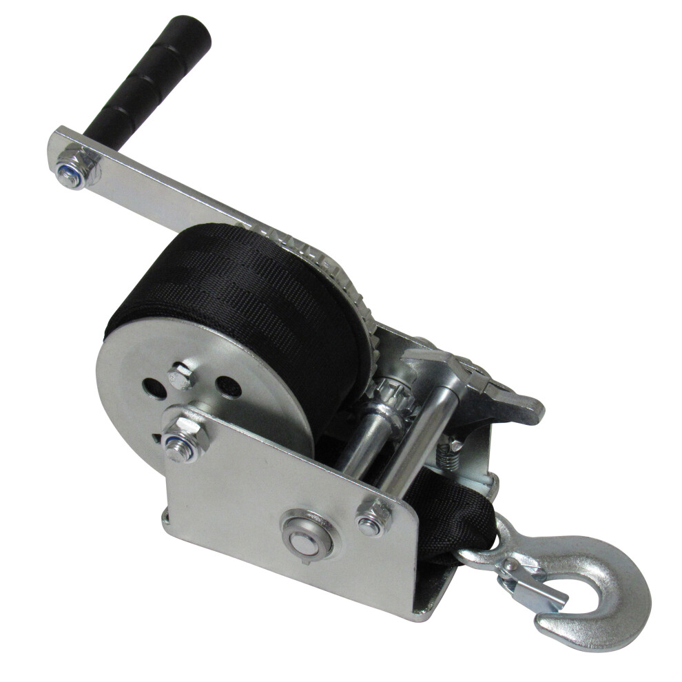 (800Lb (362Kg)) Manual Hand Winch Webbing Strap Hook 800 - 3500Lb 600988549012