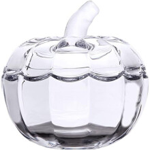 Halloween Pumpkin Decoration Glass Sweet Jar Lights Centrepiece Small Gift