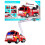 Fire Engine 'SPRAYING WATER' and Extendable Ladder Toy Red Big Daddy 3