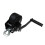 (800LB (362KG)) Manual Hand Winch Webbing Hook 800 - 2600LB Black 1
