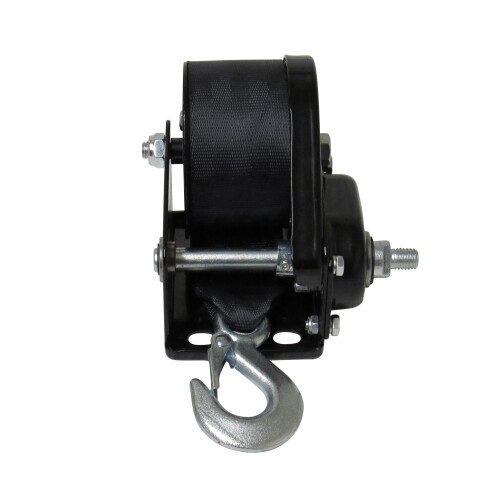 (800LB (362KG)) Manual Hand Winch Webbing Hook 800 - 2600LB Black 1