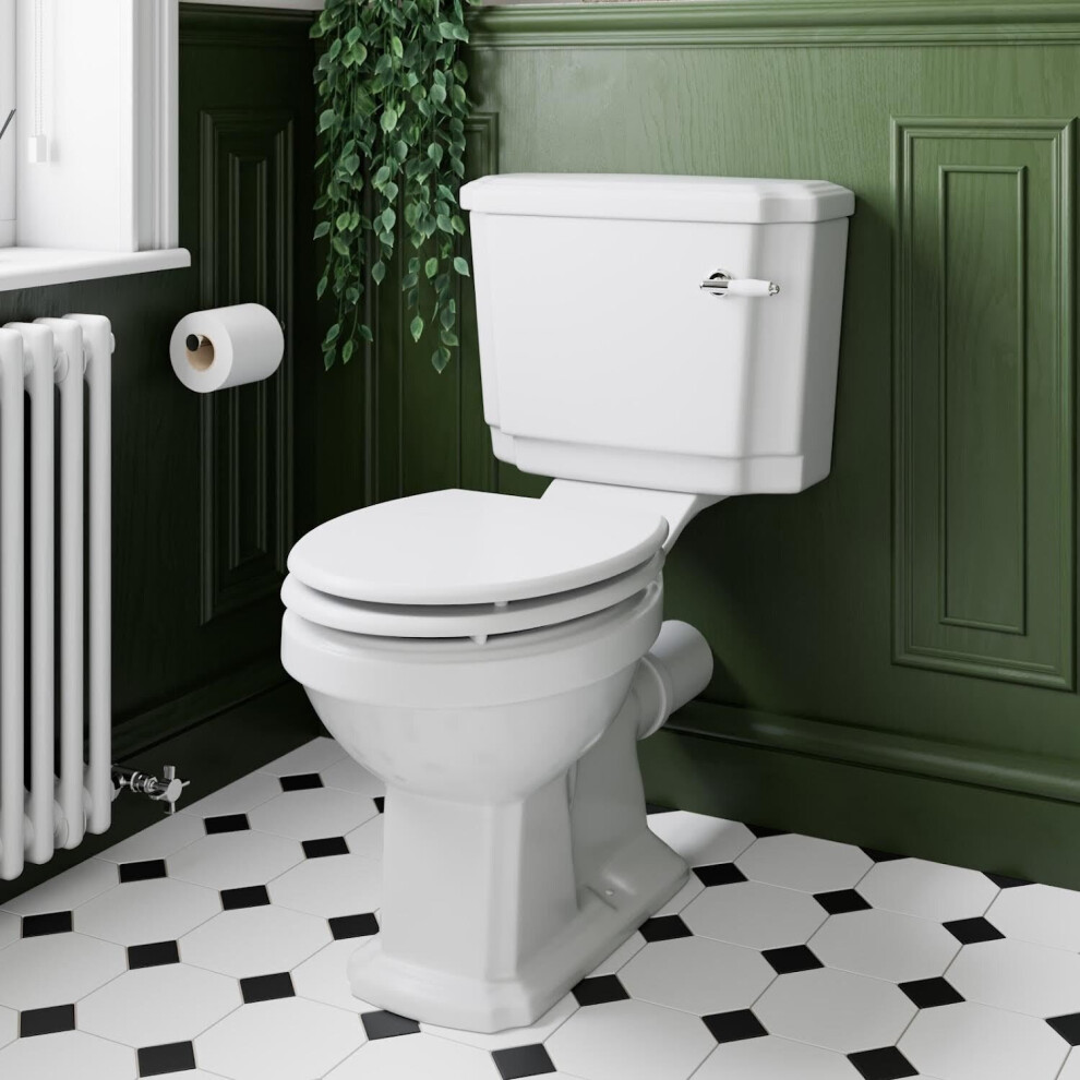 Park Lane Traditional Close Coupled Toilet & Soft Close Seat 5056696004506