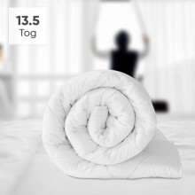 (13.5 TOG, King) Ultra Warm Thick Duvet Breathable Anti Allergy 4.5 10.5 13.5 15 Tog Winter Duvets Single Double King Super King Size