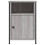 VidaXL (grey sonoma, 2 pcs) vidaXL Bedside Cabinets Bedside Table Side Table 2 pcs Black Engineered Wood 6