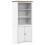 VidaXL (brown) vidaXL Bookcase Bookshelf File Cabinet Sideboard Book Rack Solid Wood Pine 2