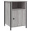 VidaXL (grey sonoma, 2 pcs) vidaXL Bedside Cabinets Bedside Table Side Table 2 pcs Black Engineered Wood 5