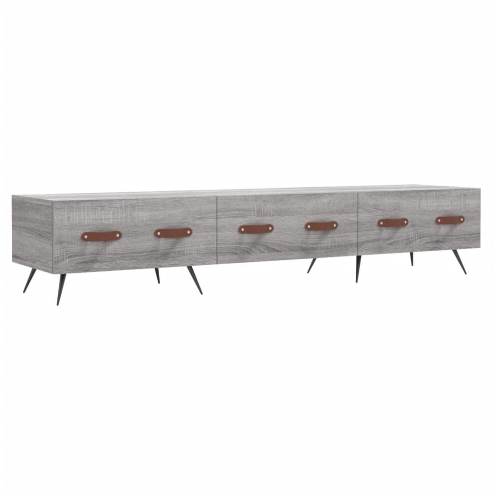 Vidaxl (Grey Sonoma) Tv Cabinet Tv Unit Media Cabinet Tv Stand Concrete Grey Engineered Wood