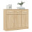 VidaXL (sonoma oak) vidaXL Sideboard Storage Cabinet Side Board Highboard Cupboard Engineered Wood 3