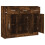 VidaXL (smoked oak) vidaXL Sideboard Storage Cabinet Side Board Highboard Cupboard Engineered Wood 6