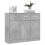 VidaXL (concrete grey) vidaXL Sideboard Storage Cabinet Side Board Highboard Cupboard Engineered Wood 3
