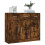 VidaXL (smoked oak) vidaXL Sideboard Storage Cabinet Side Board Highboard Cupboard Engineered Wood 3