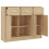 VidaXL (sonoma oak) vidaXL Sideboard Storage Cabinet Side Board Highboard Cupboard Engineered Wood 6