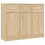 VidaXL (sonoma oak) vidaXL Sideboard Storage Cabinet Side Board Highboard Cupboard Engineered Wood 2
