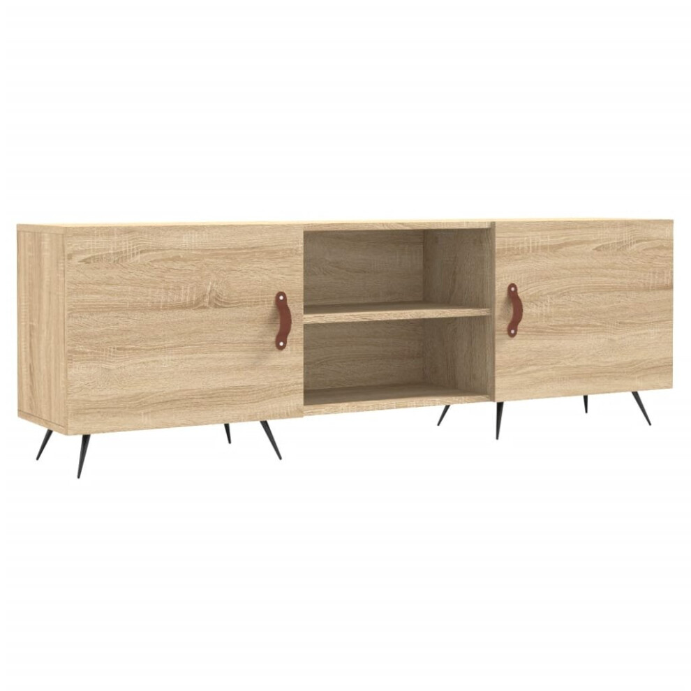Vidaxl (Sonoma Oak) Tv Cabinet Tv Unit Sideboard Media Console Smoked Oak Engineered Wood