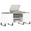 VidaXL (high gloss white) vidaXL Record Cabinet Record Storage Cabinet Sideboard White Engineered Wood 3