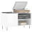 VidaXL (high gloss white) vidaXL Record Cabinet Record Storage Cabinet Sideboard White Engineered Wood 3