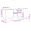 VidaXL (high gloss white) vidaXL Record Cabinet Record Storage Cabinet Sideboard White Engineered Wood 9