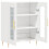 VidaXL (high gloss white) vidaXL Sideboard Storage Cabinet Cupboard Side Cabinet White Engineered Wood 6