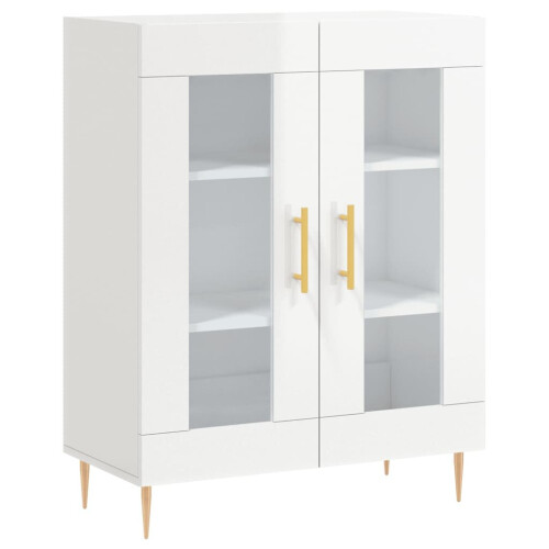 VidaXL (high gloss white) vidaXL Sideboard Storage Cabinet Cupboard Side Cabinet White Engineered Wood