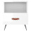 VidaXL (high gloss white, 2 pcs) vidaXL Bedside Cabinet Bed Table Nightstand Side Table White Engineered Wood 6