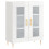 VidaXL (high gloss white) vidaXL Sideboard Storage Cabinet Cupboard Side Cabinet White Engineered Wood 2