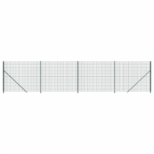VidaXL vidaXL Maschendrahtzaun mit Bodenflansch Grün 1,4x10 m 1