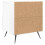 VidaXL (high gloss white, 2 pcs) vidaXL Bedside Cabinet Bed Table Nightstand Side Table White Engineered Wood 9