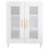 VidaXL (high gloss white) vidaXL Sideboard Storage Cabinet Cupboard Side Cabinet White Engineered Wood 5