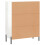 VidaXL (high gloss white) vidaXL Sideboard Storage Side Cabinet Cupboard Grey Sonoma Engineered Wood 8