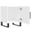VidaXL (white, 2 pcs) vidaXL Bedside Cabinets Bedside Table 2 pcs Concrete Grey Engineered Wood 5