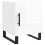 VidaXL (high gloss white, 2 pcs) vidaXL Bedside Cabinets Bedside Table 2 pcs Concrete Grey Engineered Wood 6