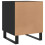 VidaXL (black, 2 pcs) vidaXL Bedside Cabinets Bedside Table 2 pcs Concrete Grey Engineered Wood 9