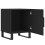 VidaXL (black, 2 pcs) vidaXL Bedside Cabinets Bedside Table 2 pcs Concrete Grey Engineered Wood 5