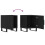 VidaXL (black, 2 pcs) vidaXL Bedside Cabinets Bedside Table 2 pcs Concrete Grey Engineered Wood 10