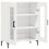 VidaXL (high gloss white) vidaXL Sideboard Storage Side Cabinet Cupboard Concrete Grey Engineered Wood 6