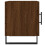 VidaXL (brown oak, 2 pcs) vidaXL Bedside Cabinets Bedside Table 2 pcs Concrete Grey Engineered Wood 8