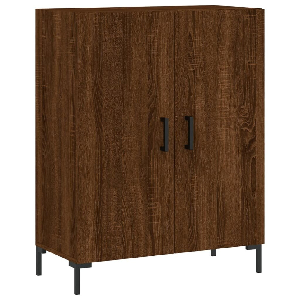 (brown oak) vidaXL Sideboard Storage Side Cabinet Cupboard Sonoma Oak Engineered Wood