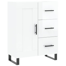 (high gloss white) vidaXL Sideboard Storage Cabinet Side Cabinet Cupboard White Engineered Wood
