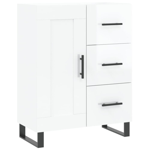 VidaXL (high gloss white) vidaXL Sideboard Storage Cabinet Side Cabinet Cupboard White Engineered Wood