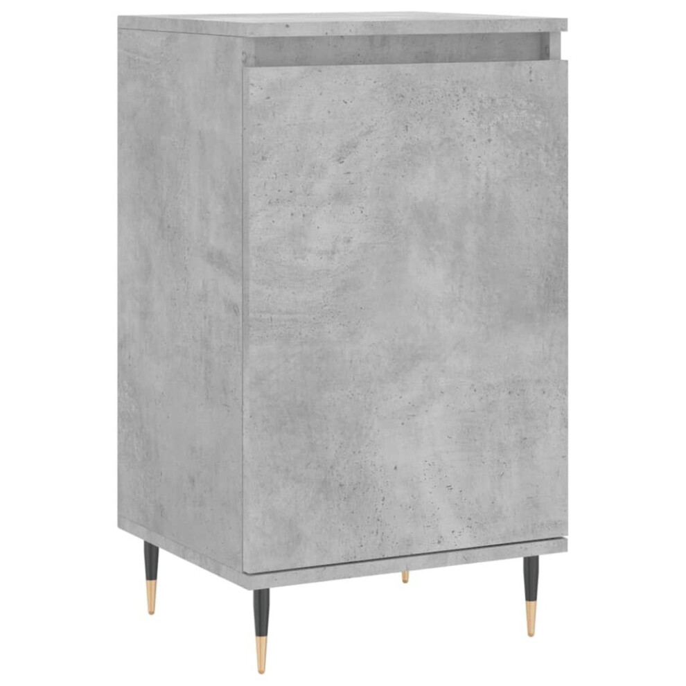 (concrete grey, 1 pcs) vidaXL Sideboard Storage Cabinet Cupboard Side Cabinet White Engineered Wood