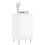 VidaXL (high gloss white, 2 pcs) vidaXL Sideboard Storage Side Cabinet Cupboard Smoked Oak Engineered Wood 3