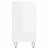 VidaXL (high gloss white, 2 pcs) vidaXL Sideboard Storage Side Cabinet Cupboard Smoked Oak Engineered Wood 8